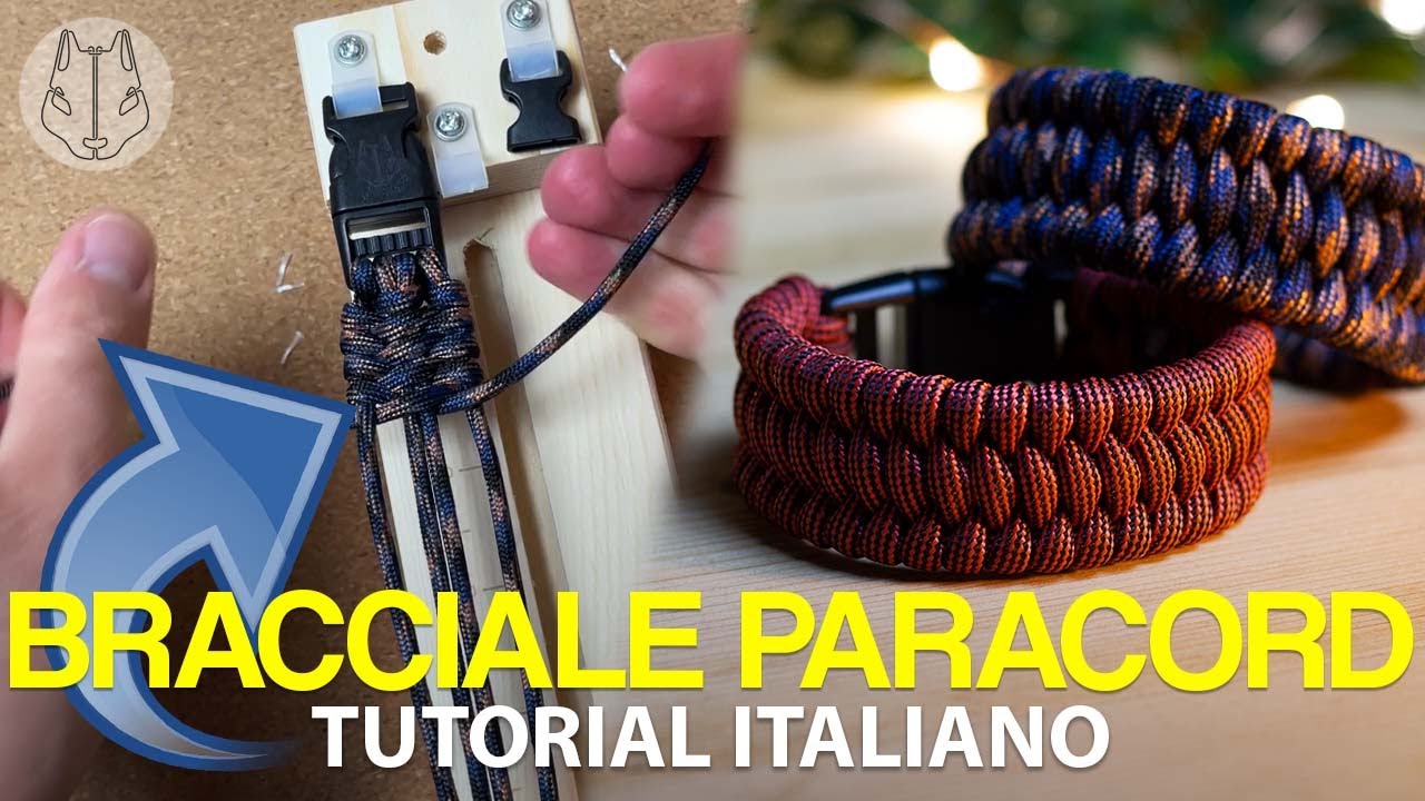 BRACCIALE in paracord TRILOBITE | Tutorial Italiano #6 Blacksquirrel