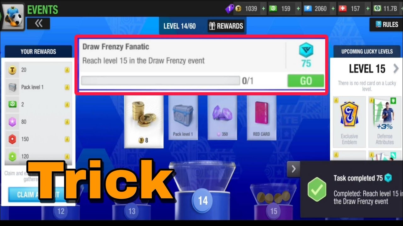 Trick to complete Draw Frenzy Fanatic objective & reach 15 level