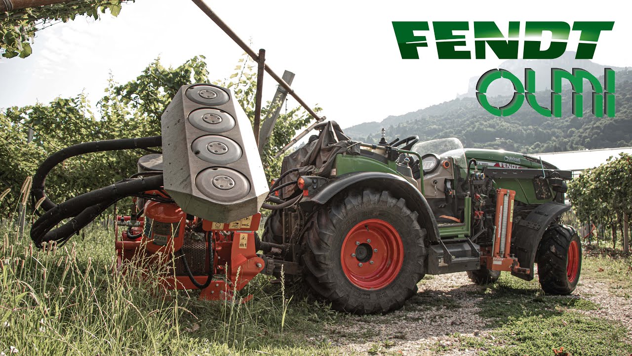 FENDT 211V S3 + OLMI DEFOGLIATRICE PNEUMATICA PERGOLA HIGH SPEED