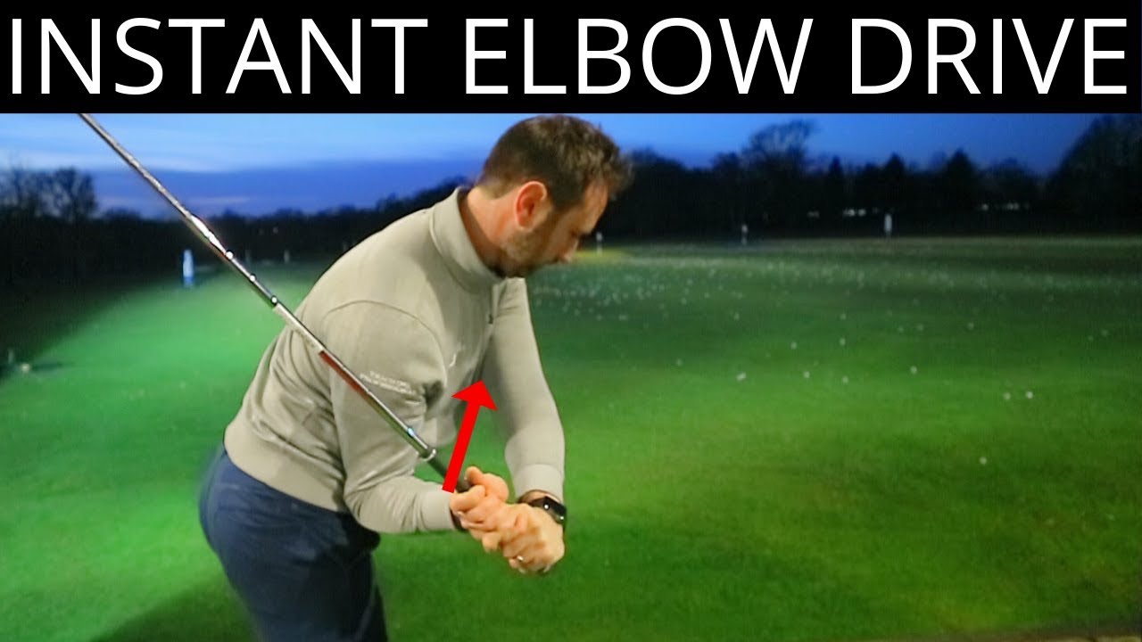 HOW TO TRAIN YOUR RIGHT ELBOW IN YOUR DOWNSWING WITH THIS BASIC TIP