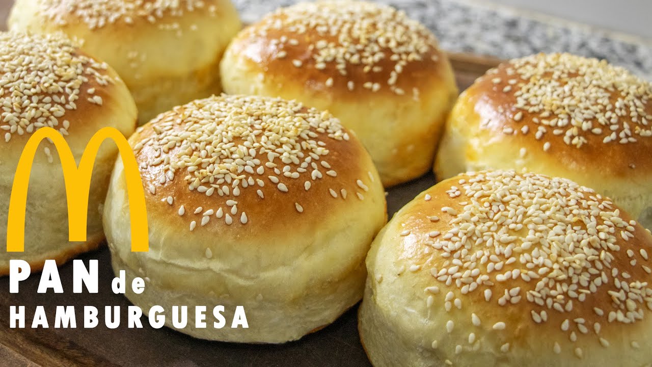 PAN DE HAMBURGUESA CASERO 🍔
