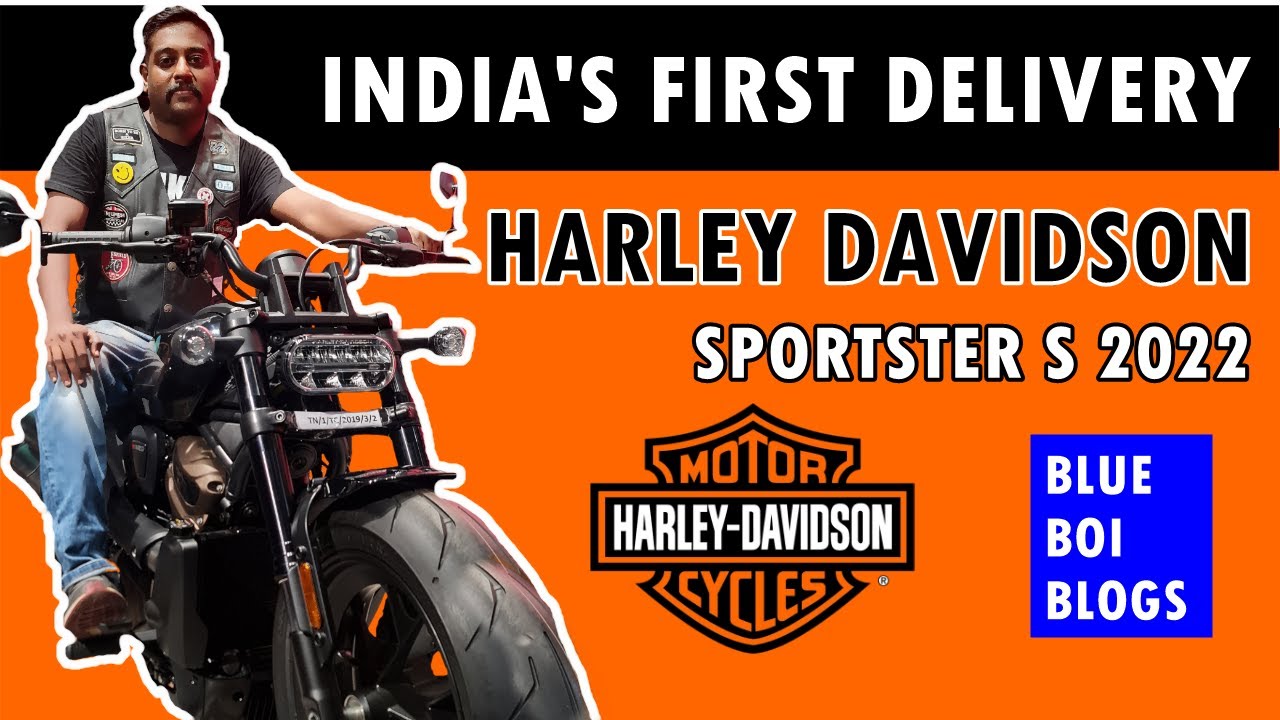 Taking delivery of India's first Harley Davidson Sportster S 2022