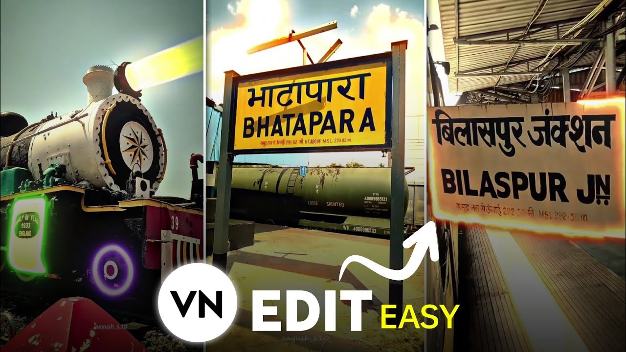 Easy Way To Edit This Types Of Viral Reels In Mobile | Train Reels Editing