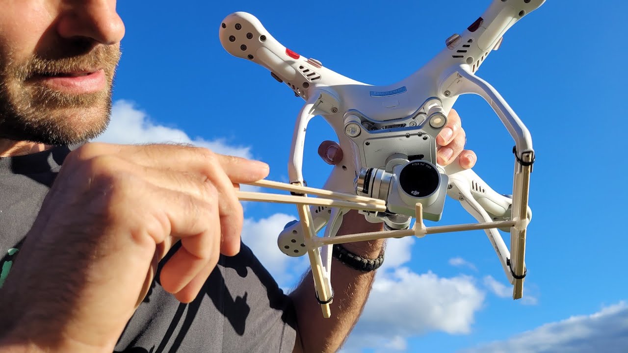 Drone Fishing: Simple BAIT DROP with Chopsticks CATCHES FISH