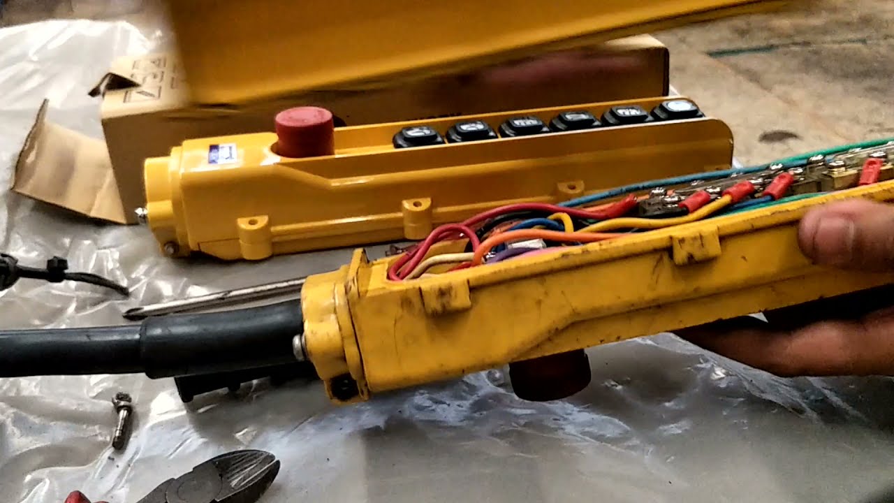 repair remove remote control crane 16T