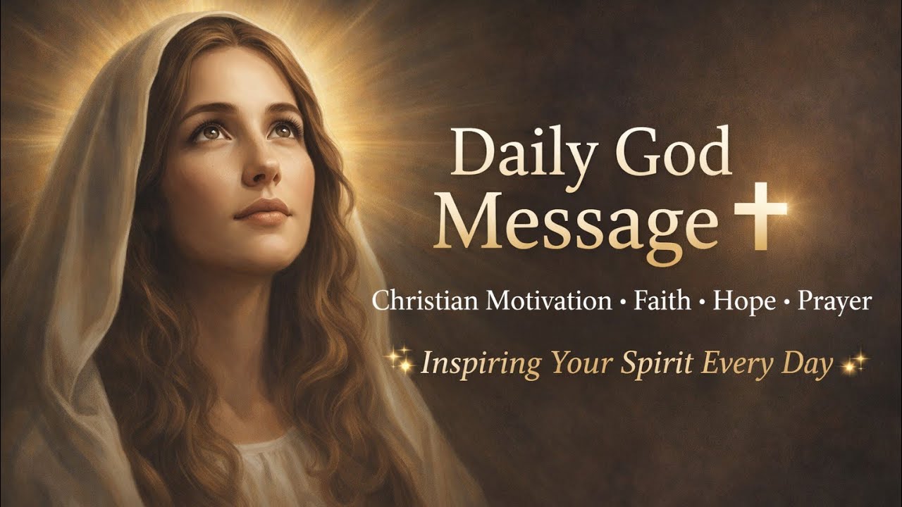 Daily God Message ✝️Christian Motivation • Faith • Hope • Prayer✨ Inspiring Your Spirit Every Day ✨