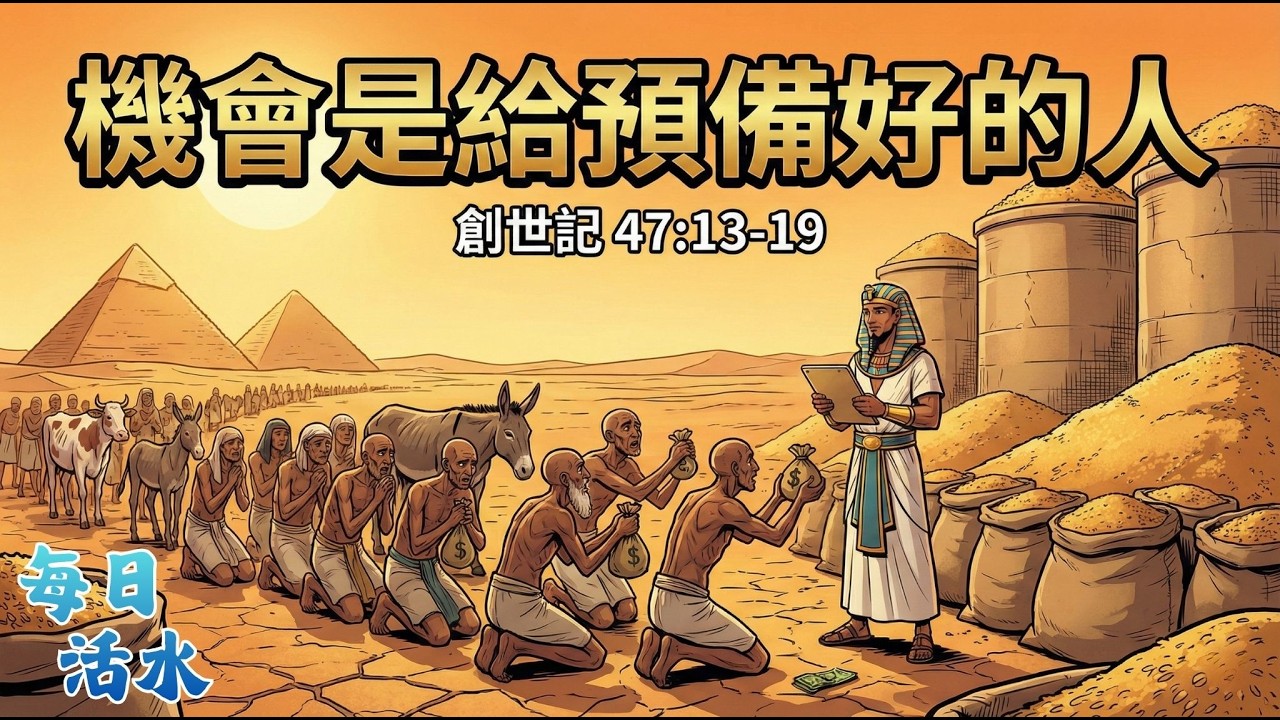 【5分鐘靈魂深呼吸】機會是給預備好的人｜每日活水｜卓越楠梓行道會