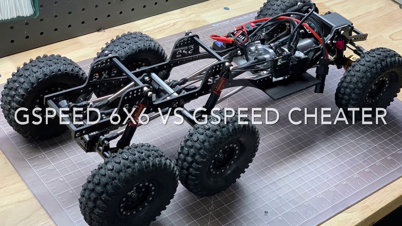 Gspeed TRX6 6x6 versus Gspeed Capra Cheater