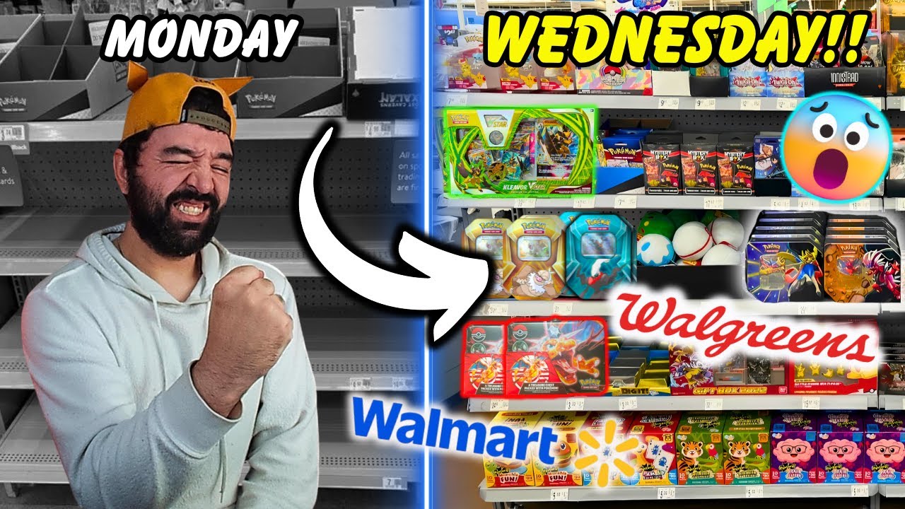 POKEMON RESTOCK @ Walmart! 😱 Walgreens TOO!?