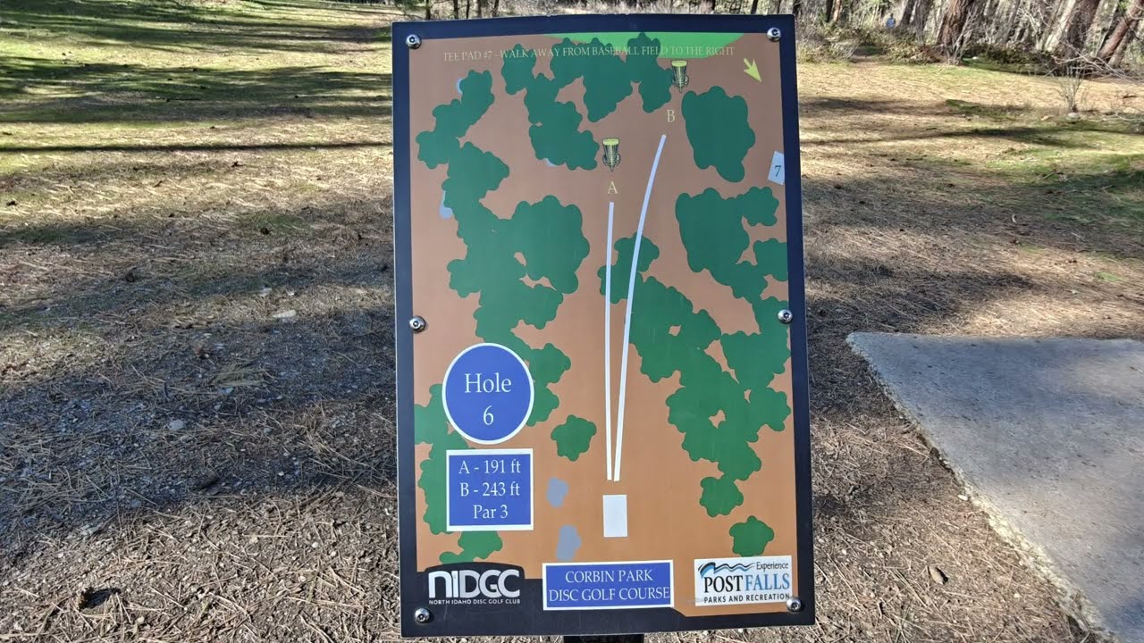 Corbin disc golf course full walkthrough 2/22/26