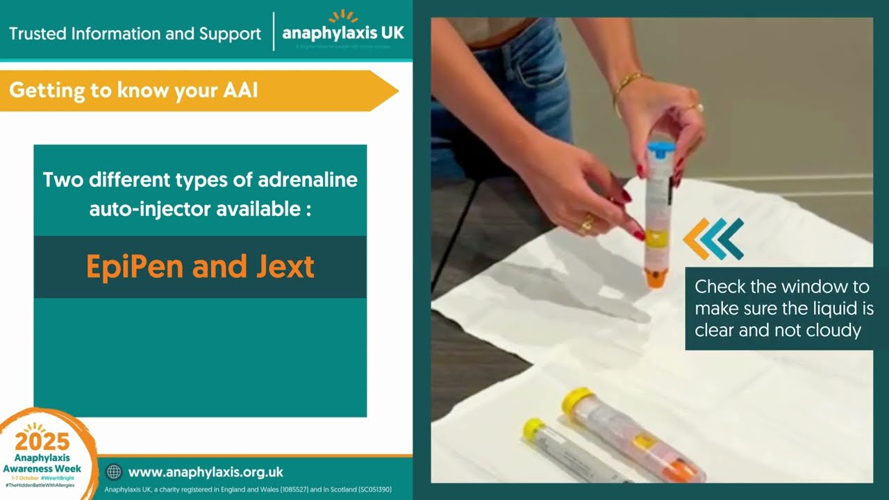 Getting to know your adrenaline auto-injectors
