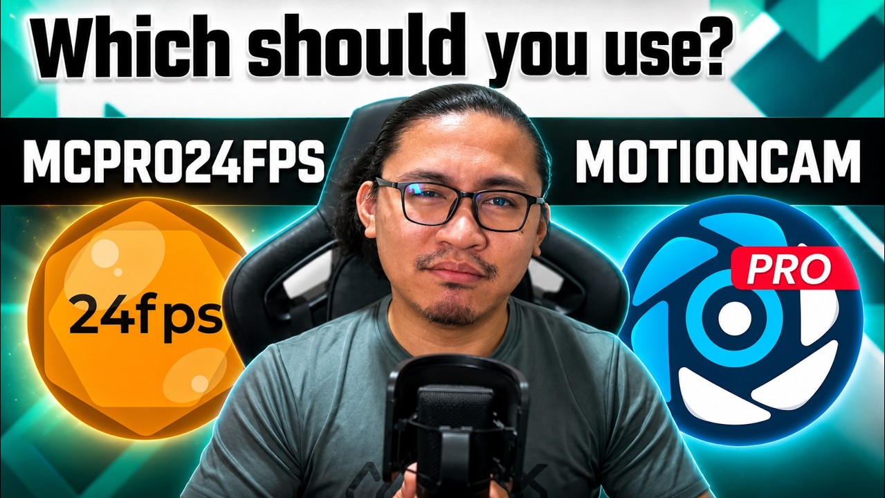 Choosing between MCPRO24FPS and Motioncam Raw