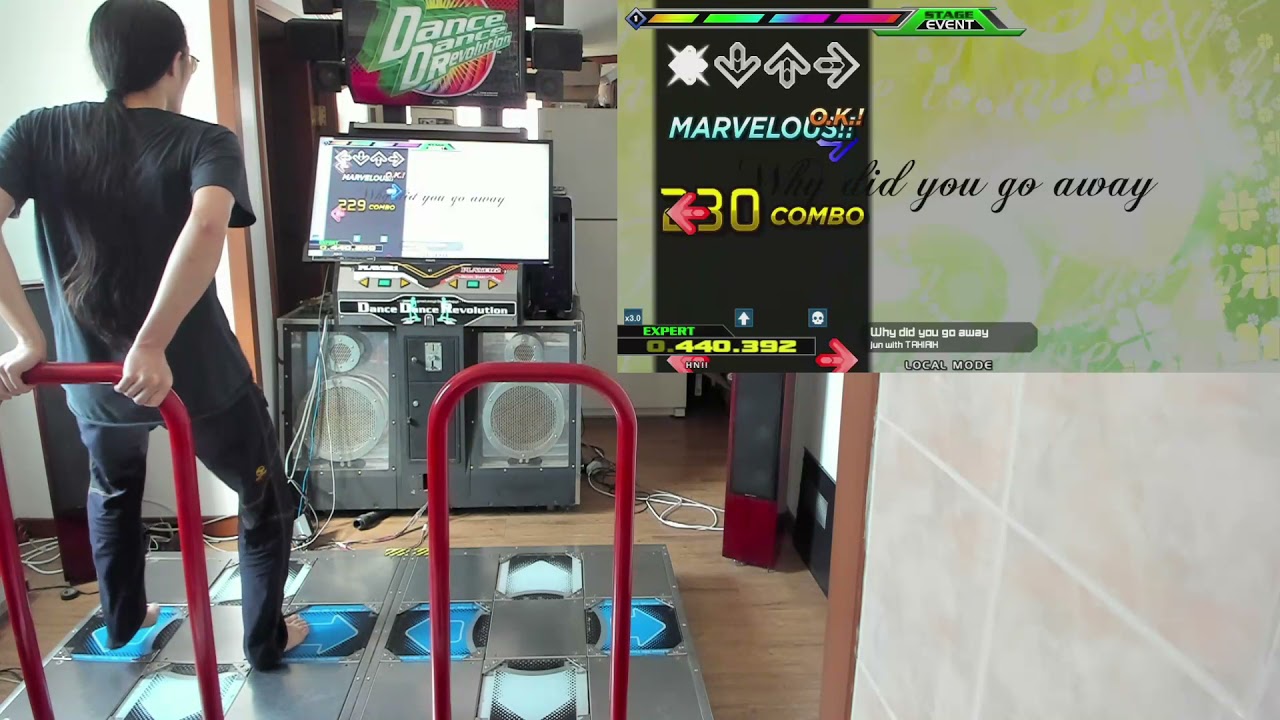 HN!! DDR SuperNOVA 3 jun with TAHIRIH   Why did you go away EXPERT SINGLE AAA