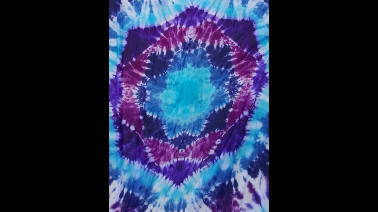 Batik Boyama Duvar Halısı ( Tie Dye Tapestry)