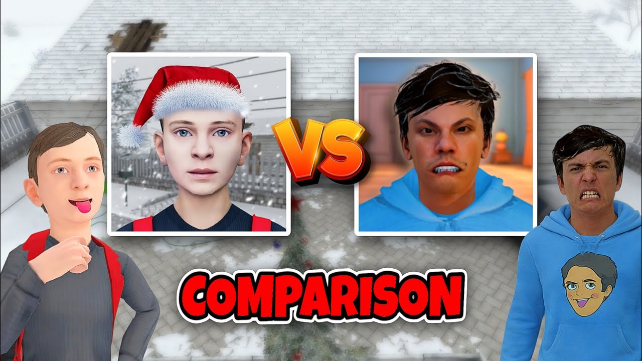 Schoolboy Runaway Stealth vs Escape from Vlogger Runaway | Full Gameplay Comparison