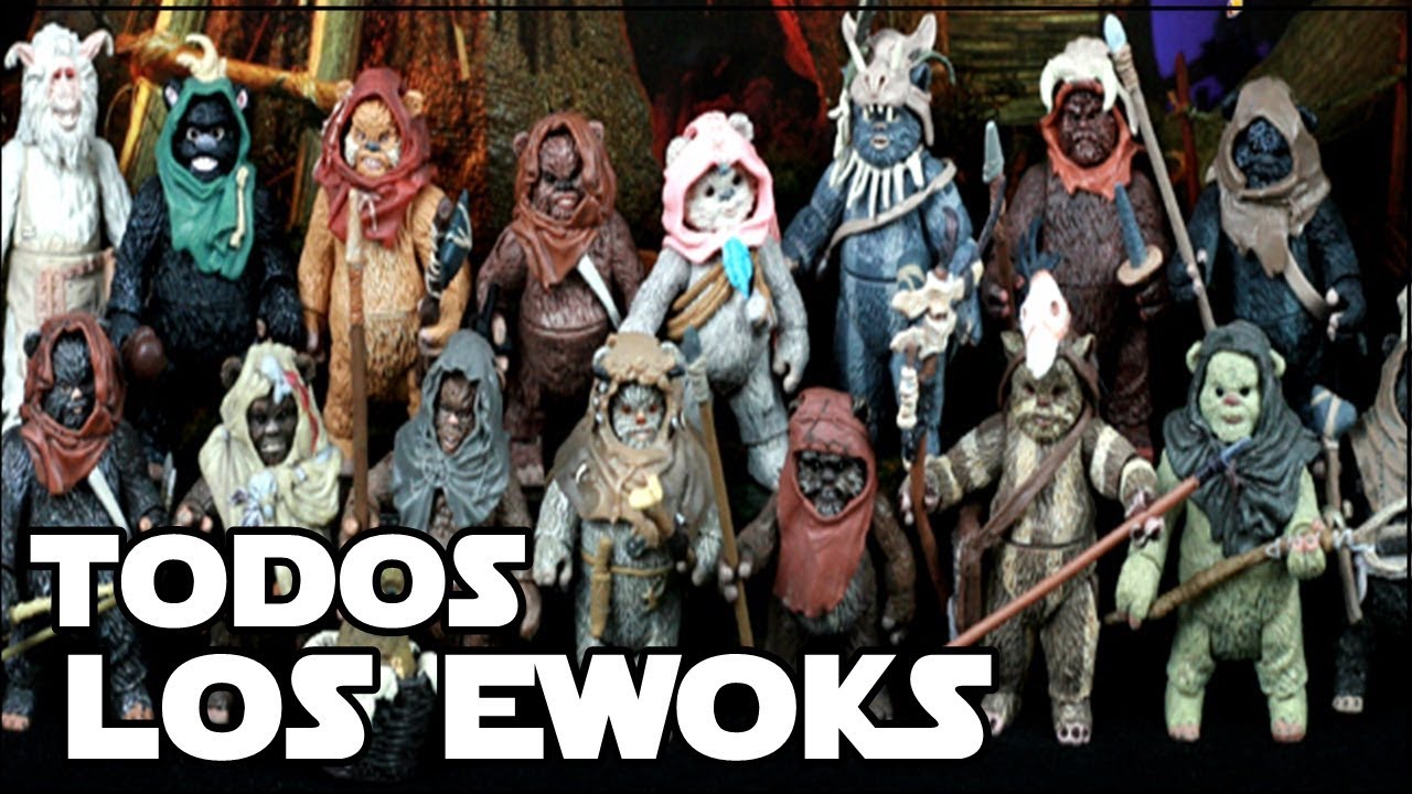 TODOS los Ewoks que existen en Hasbro - Star wars Coleccion