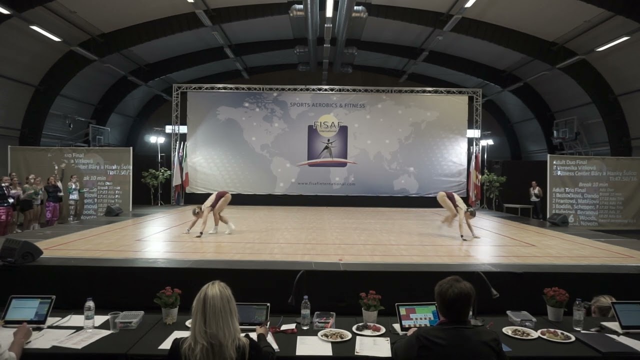 European Champions Crowned Sports Aerobics & Fitness Teams 2022 - Gold Medalist Adult Duo - CZ
