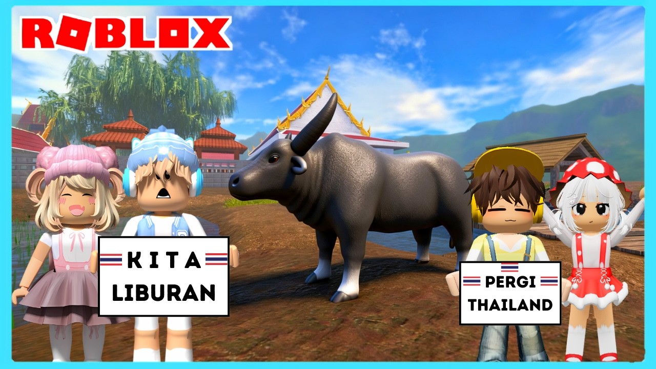 Bang Boy Dan Caca Libur Ramadhan Ke Thailand Di Roblox Brookhaven ft @Shasyaalala