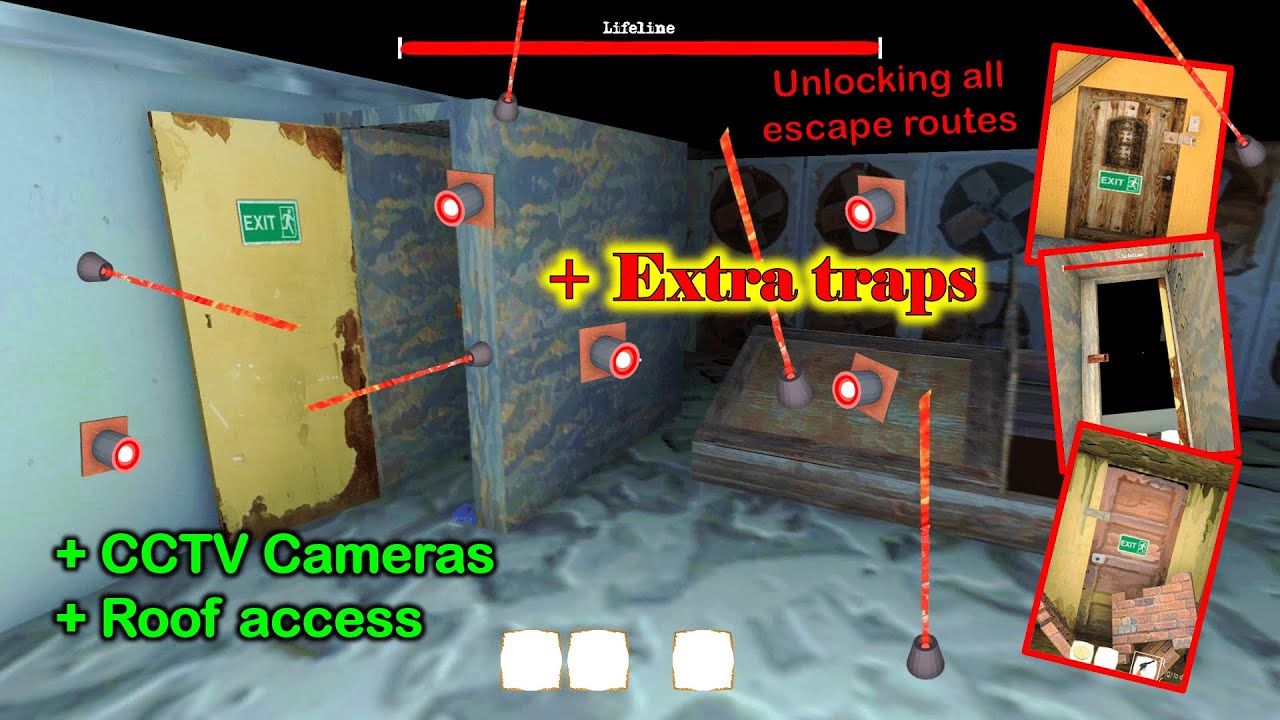 The Twins PC, hard with extra traps, unlocking all escape routes+ cameras+ roof access, roof escape