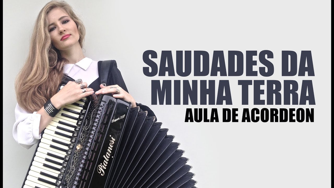 Bia Ensina - Saudades da minha terra (Aula de acordeon)