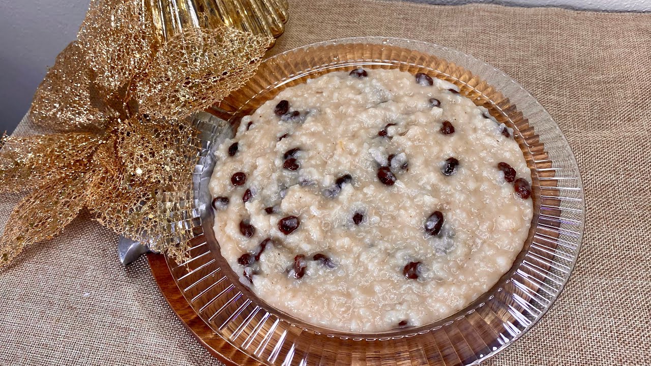 Arroz Con Dulce - Con Leche De Coco Del País