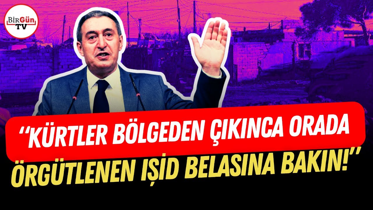 Tuncer Bakırhan’dan Suriye tepkisi! “SDG’nin çıktığı bölgelerde IŞİD bayrakları açıldı...”