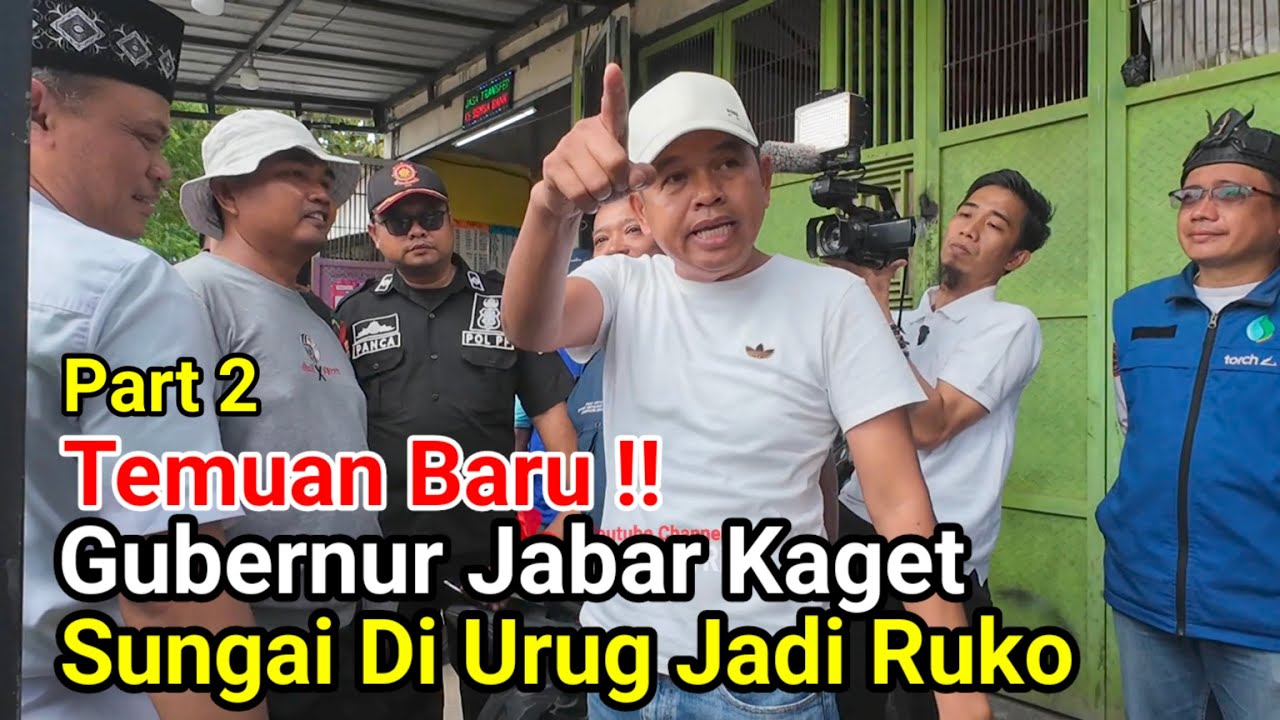 Temuan Baru‼️Gubernur Jabar Kaget Sungai Di Urug Beton Jadi Ruko