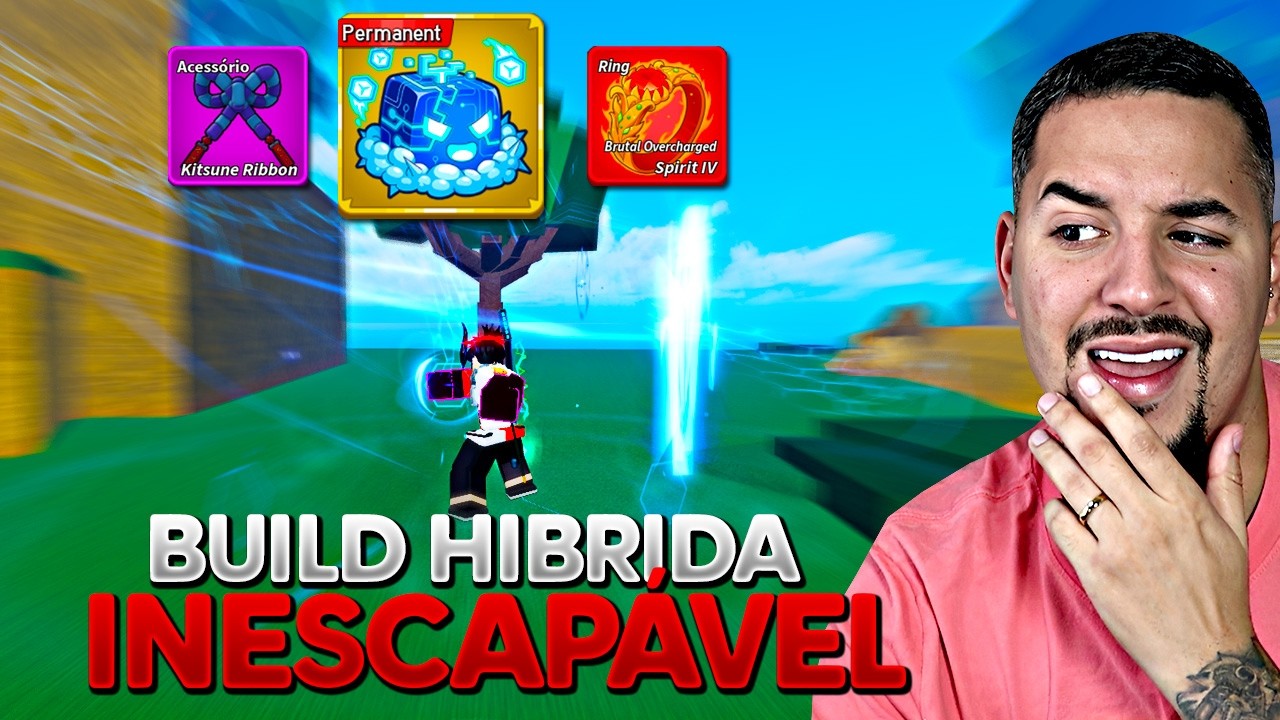 Criei o Melhor Combo Hibrido com essa Build no Blox fruits! 🔥⚠