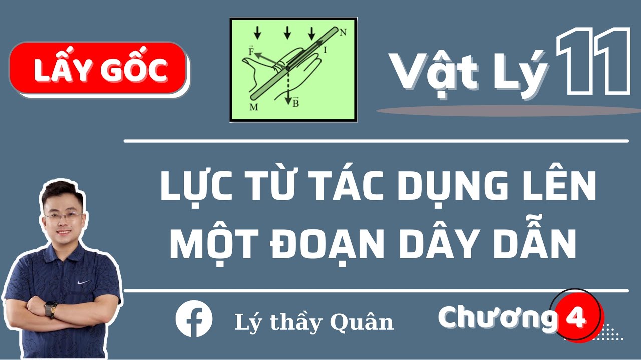 Lực Từ Tác Dụng Lên Một Đoạn Dây II Lý Thầy Quân #lythayquan #thayvuhoangquan