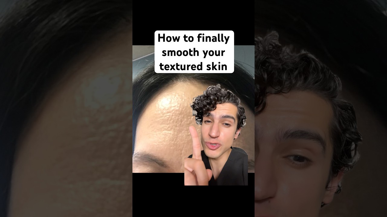Derm explains how to ACTUALLY smooth your textured skin #texturedskin #roughskin #smoothskin