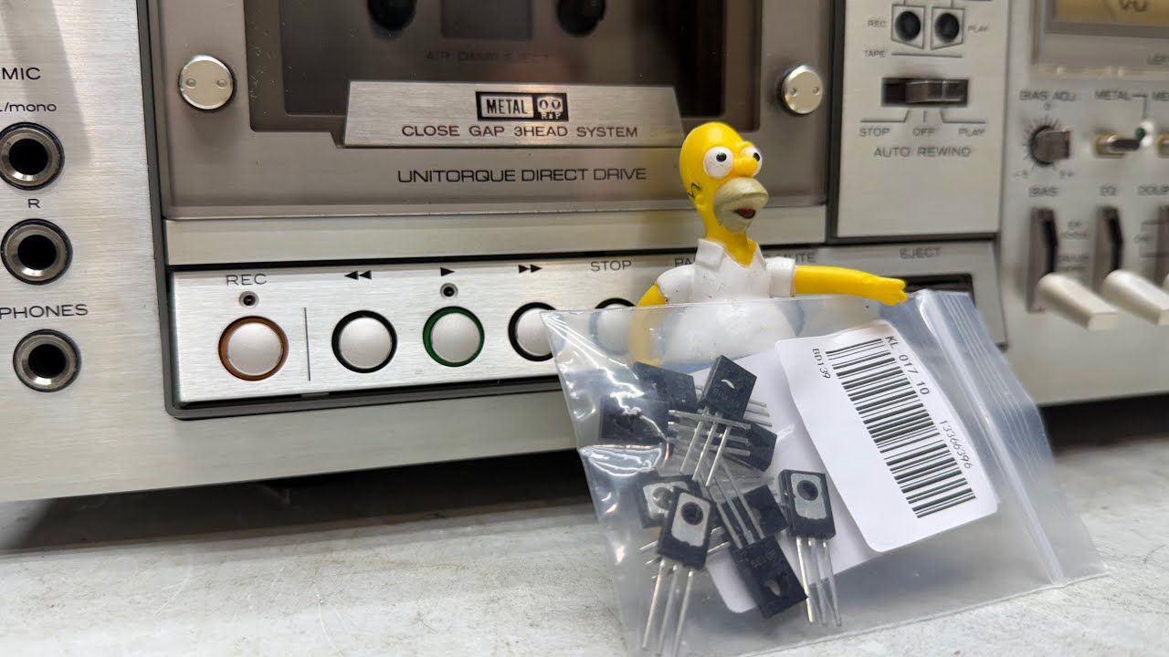 Hitachi D-980M Part 5 - Bias Oscillator Fix | Recording Test