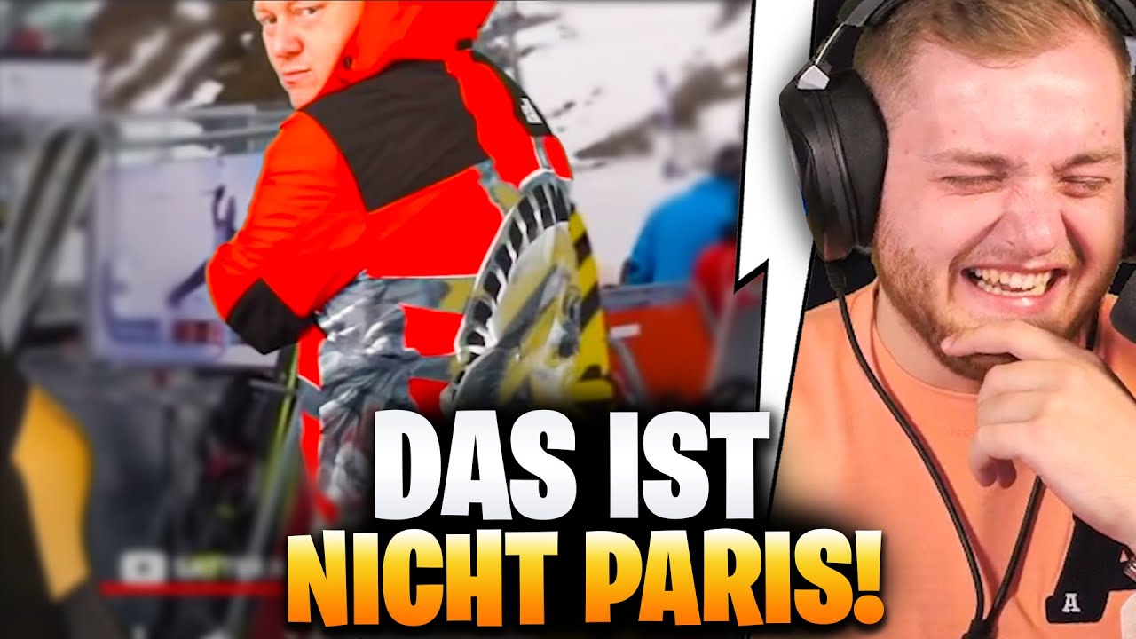 😂🙄KNOSSI das ist NICHT der EIFFELTURM... - Satter HUGO REAKTION | Trymacs Stream Highlights