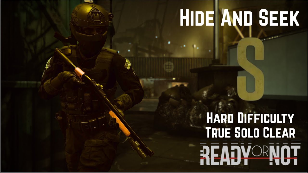 Hide and Seek - S rank - Hard Difficulty - True Solo Clear - Ready or Not