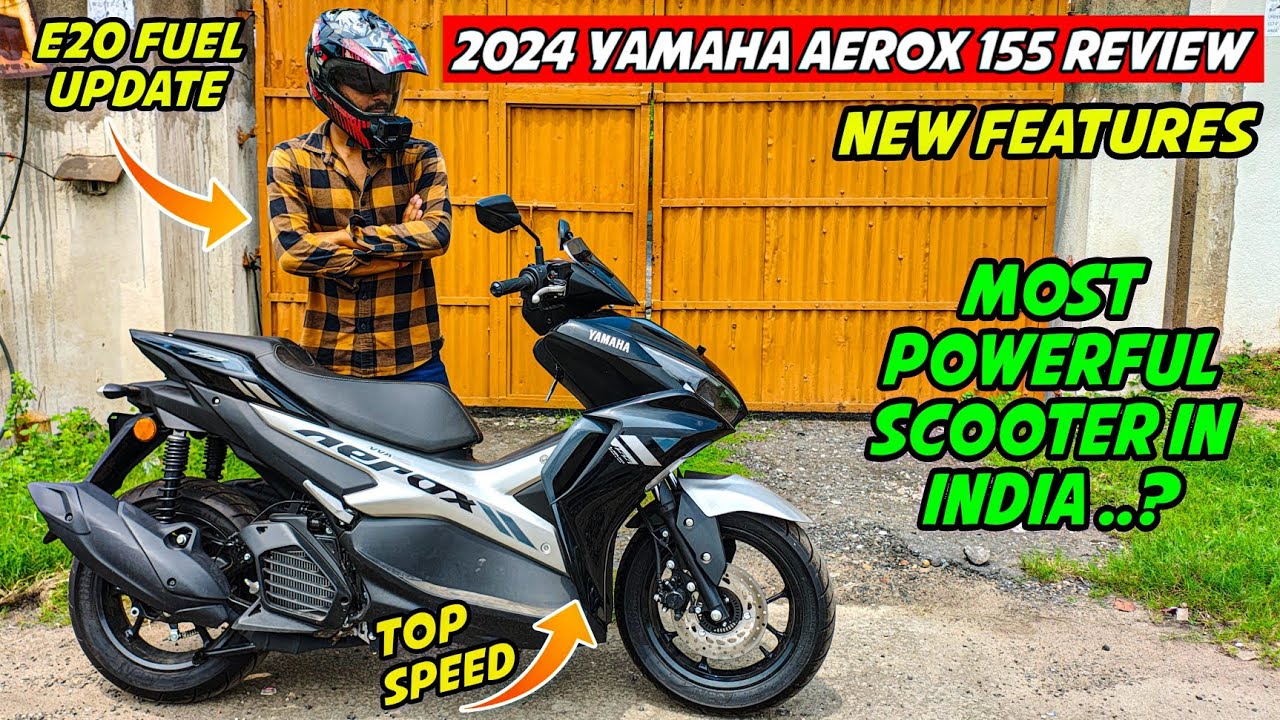 2024 Yamaha Aerox 155 Detailed Ride Review - Scooter with Yamaha R15m engine 😱