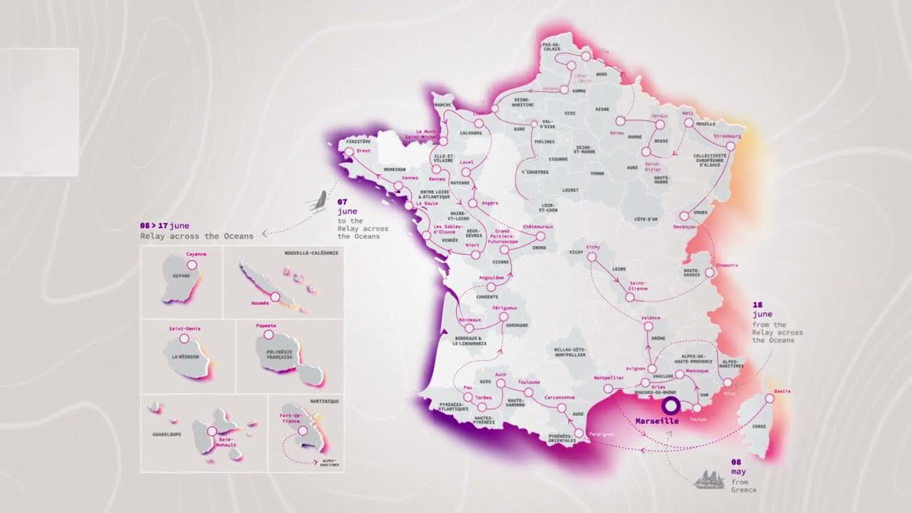 Olympic Paris 2024 Torch Relay