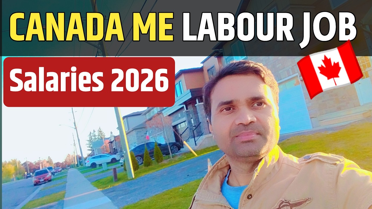 Canada General Labour Salary 2026 - Monthly Savings & Expenses 🇨🇦