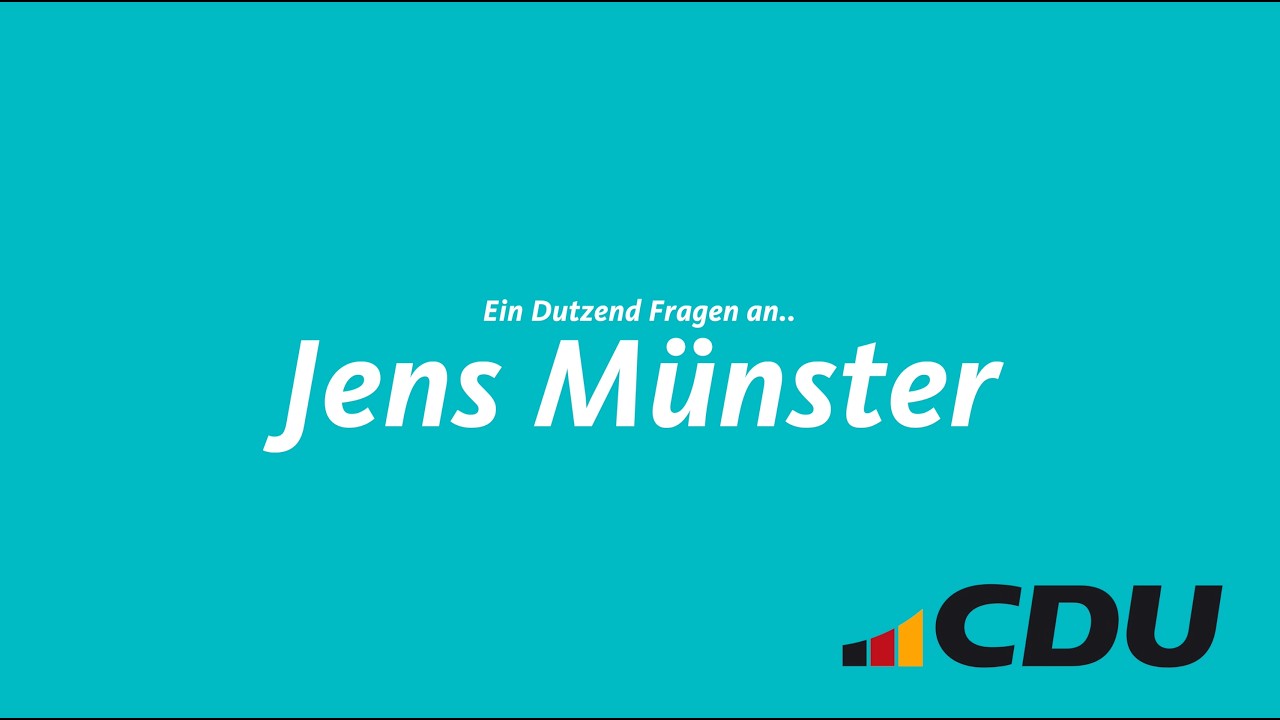 CDU-Stadtverband Zell-Altlay: Ein Dutzend Fragen an... Landtagsabgeordneten Jens Münster