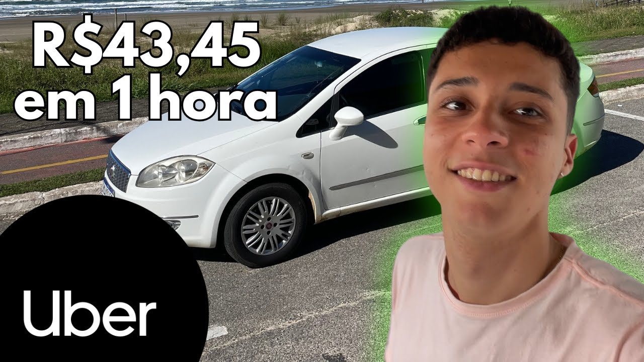 FIZ UBER PELA PRIMEIRA VEZ DA MINHA VIDA COM O FIAT LINEA