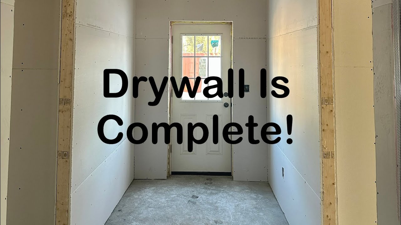Drywall Finished & Mudding Started! Updated Tour Of The Renovation! (Garage To Home Episode 56)