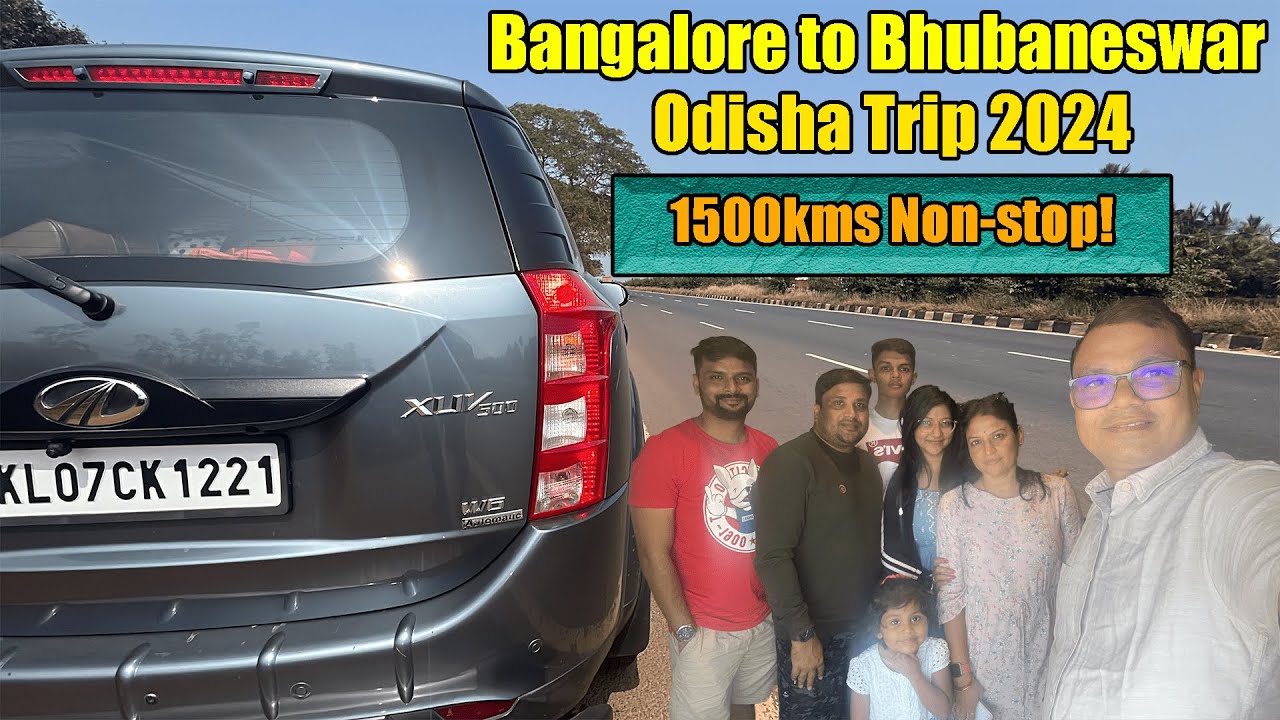 Bengaluru to Bhubaneswar Road Trip with Family in 2024 | Non Stop drive | 1450 KM | Rev The Engine