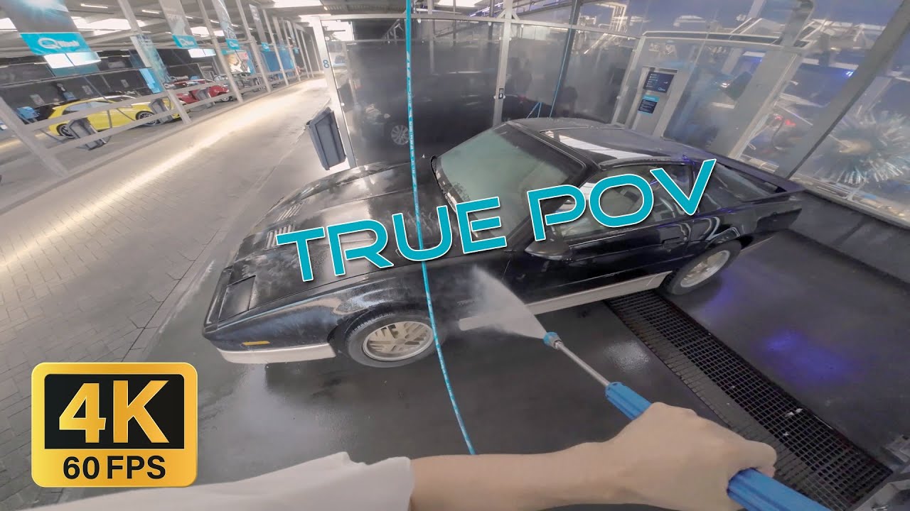 1987 TransAm V8 Car Wash TruePOV 4K60