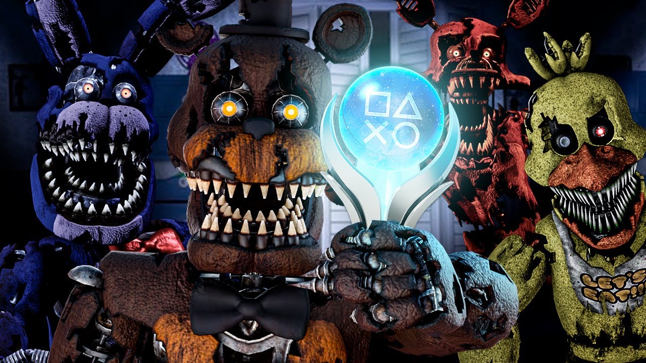 A PLATINA DO FNAF 4 FOI MAIS ASSUSTADORA DO QUE EU ESPERAVA! 