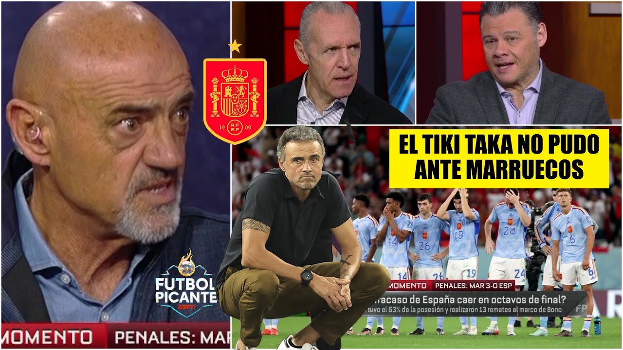 FRACASO de ESPAÑA. Marruecos y un BALDE DE AGUA FRÍA al proyecto de Luis Enrique | Futbol Picante