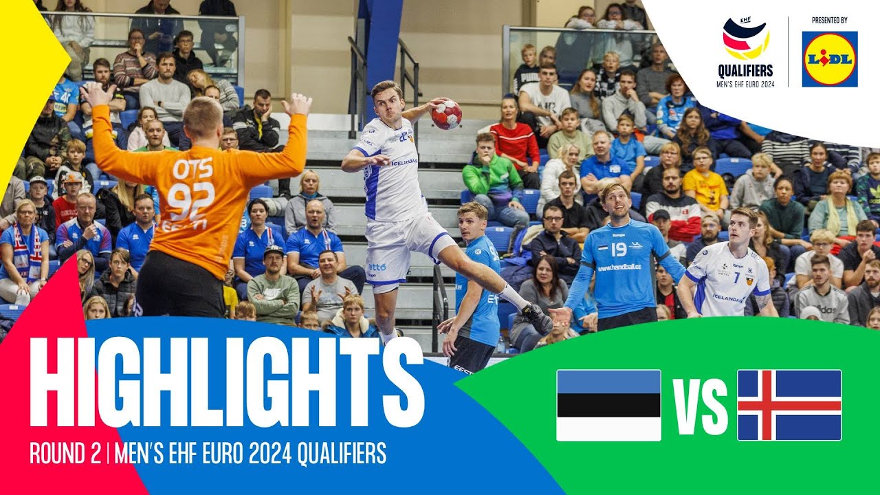 Estonia vs Iceland | Round 2 | Men's EHF EURO 2024 Qualifiers