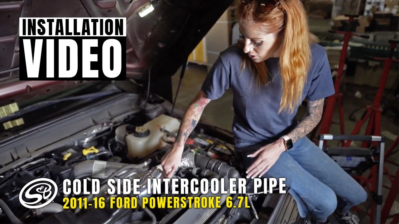 S&B Cold Side Intercooler Pipe for 2011-2016 Ford Powerstroke 6.7L