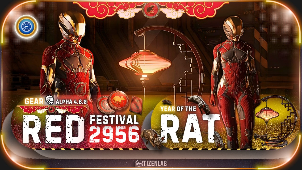 Star Citizen Red Festival 2956 🐁 Year of the Rat Set Showcase #StarCitizenArmor #CloudImperiumGames