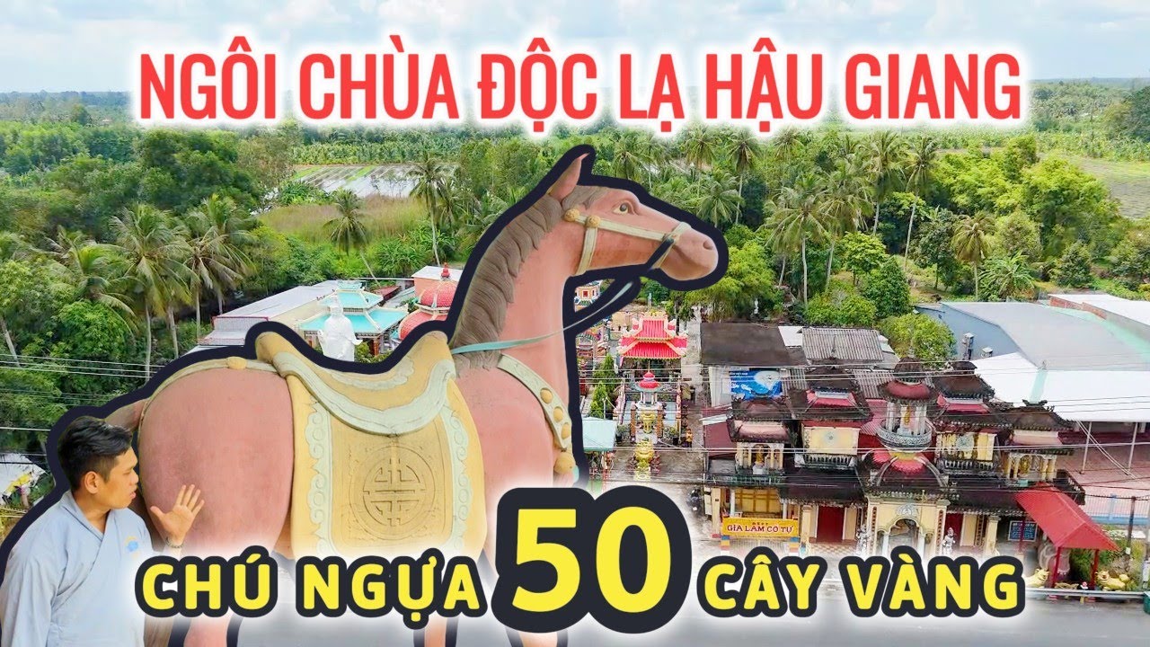 Già Lam Cổ Tự Hậu Giang có Ngựa Xích Thố trị giá 50 Cây Vàng | SaLa TV