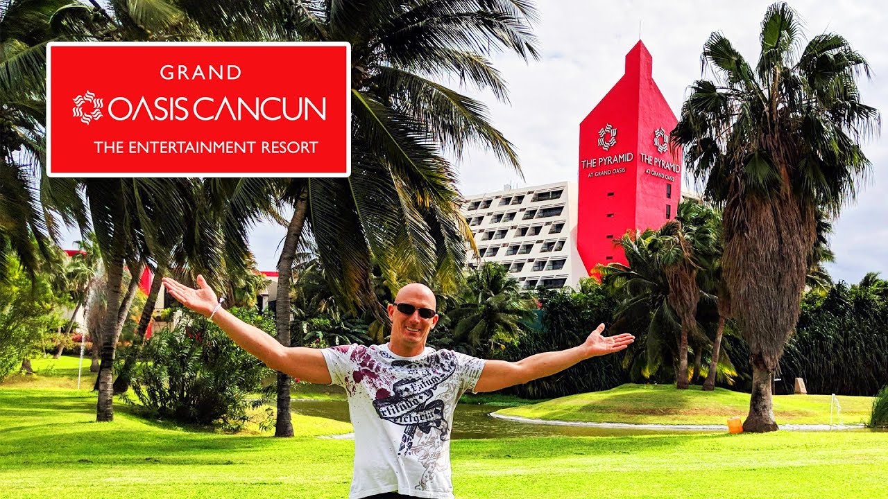 Grand Oasis Cancun 2018 (4K) Walkthrough Tour