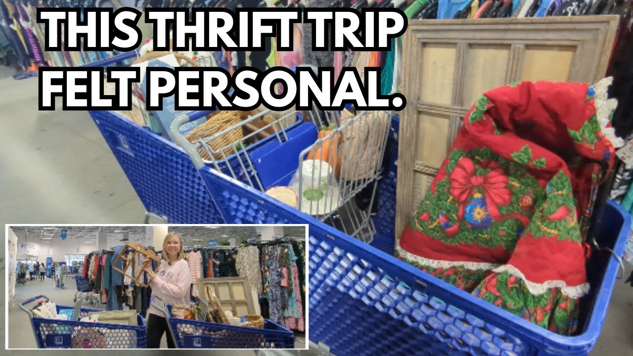 This Thrift Trip Felt Personal | Goodwill Thrift with Me!