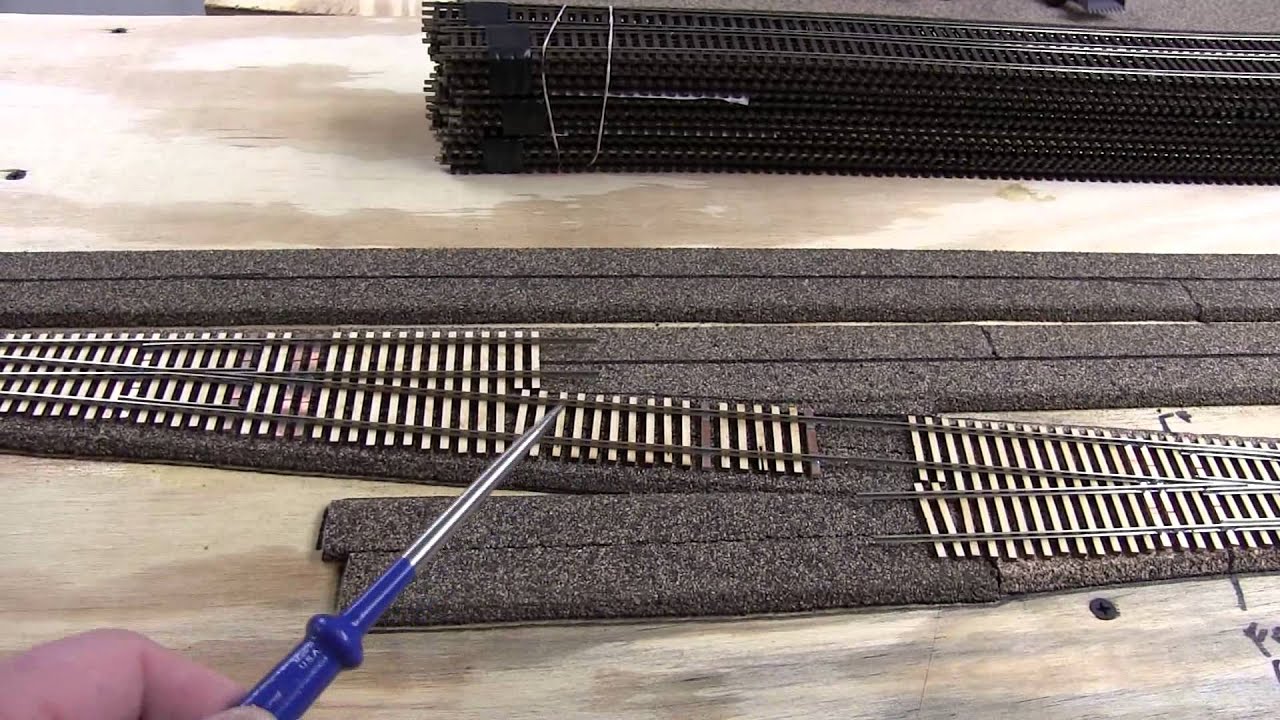 Model Railroad Layout Update Video 11- Fast Tracks Turnouts- Customization